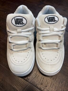 Vans speed Ls  NWOT White/off white  Suede Skate Shoes